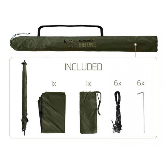 Чадър с тента Delphin BigONE CARP