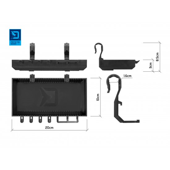 Стелаж за Родпод Delphin ShelfPOD / BlackWAY / Green