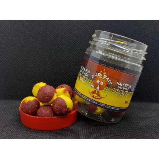 Hookbait Dudi Bait – Mister Red Super Hot HALFNESS Pineapple/Ананас/