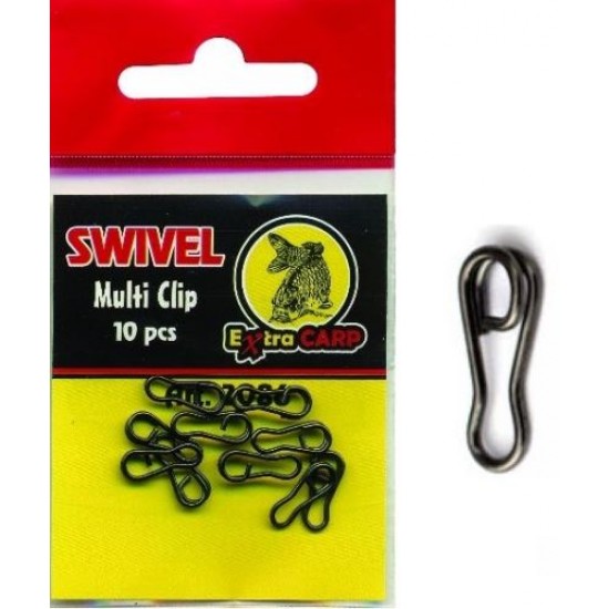 Мулти клип EXTRA CARP MULTI CLIP SWIVEL – 10PCS