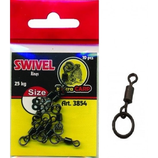 Вирбел с халка EXTRA CARP RING SWIVEL SIZE 8