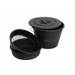 Кофа с капак за захранка + леген + сито Flagman Armadale Bucket Set With Plastic Riddle 25л Кофа с капак за захранка + леген + сито Flagman Armadale Bucket Set With Plastic Riddle 25л