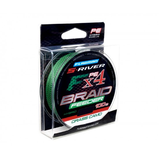 Плетено влакно Flagman S-River Feeder Braid X4 100м