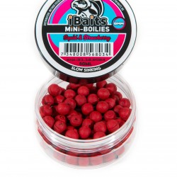 Топчета за фидер iBaits Mini Boilies 8mm Squid & Strawberry Slow Sinking 50ml