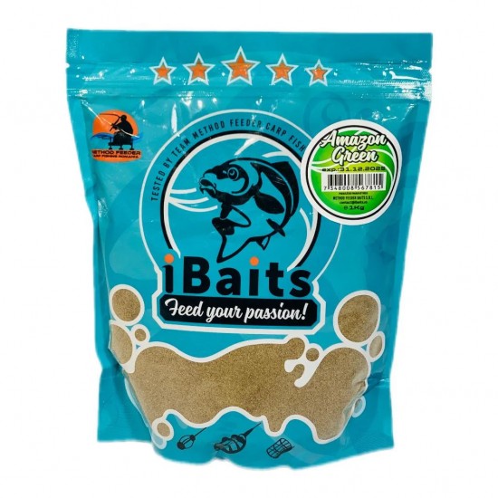 Захранка за Метод Ibaits Amazon green 1kg