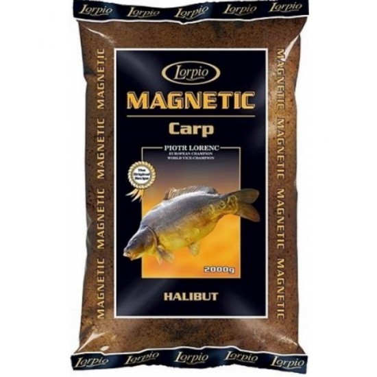 Захранка LORPIO MAGNETIC CARP HALIBUT -Шаран Риба 2kg