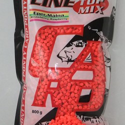 TOP MIX Carp Line Fluoro feeding pellets, Strawberry-Raspberry