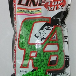 TOP MIX Carp Line Fluoro feed pellets, Green Alfalfa/Люцерна/