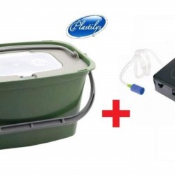 Кофа с аератор BUCKET PLASTILYS 7L + AIR PUMP FREE!