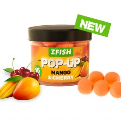 Плуващи топчета ZFISH Pop Ups Mango & Cherry 16mm