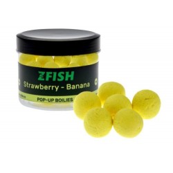 Pop Up ZFISH FLOATING BOILIES POP UP 16MM - STRAWBERRY & BANANA