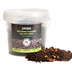 Пелети за метод ZFISH METHOD FEEDER READY MIX 600G Black Halibut