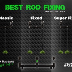 Бъзбар ZFISH Buzzer Bar ZFX 3 Rods