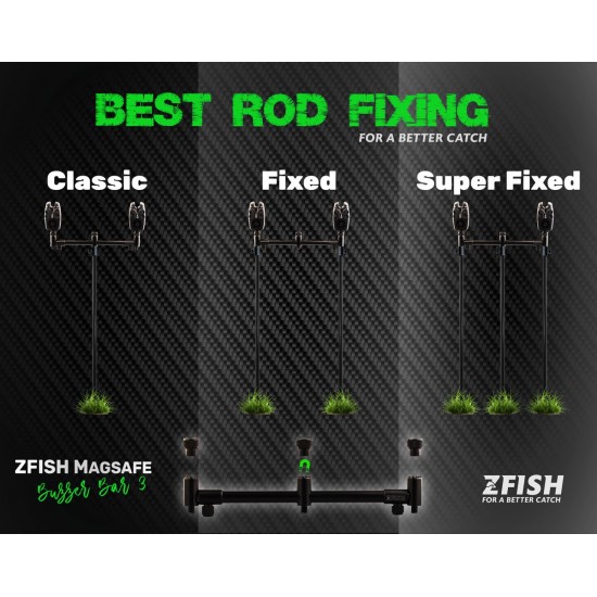 Бъзбар ZFISH Buzzer Bar ZFX 3 Rods