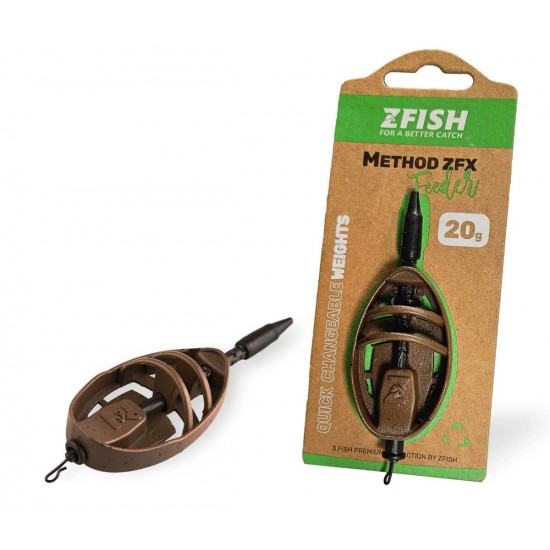 Метод хранилка ZFISH Method Feeder ZFX 30g