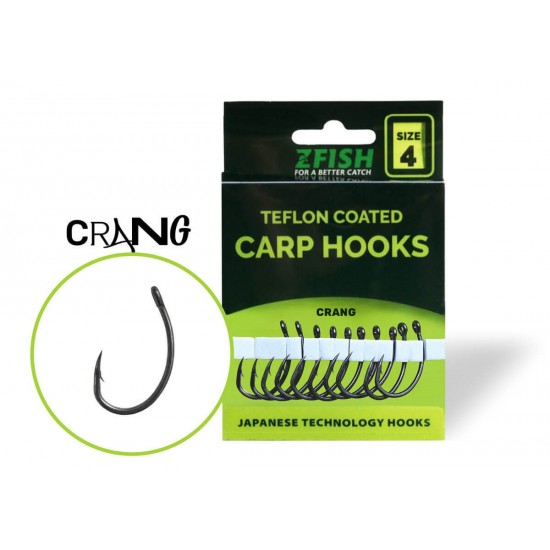 Куки ZFISH Teflon Hooks CRANG