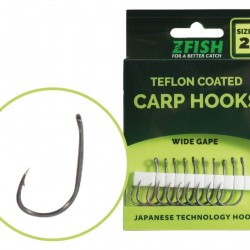 Куки ZFISH TEFLON HOOKS WIDE GAPE