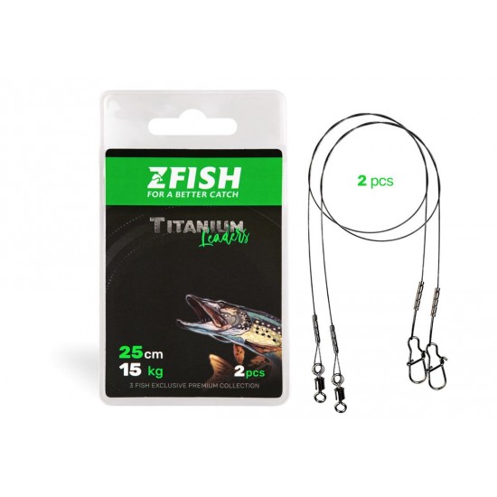 Титаниев повод ZFISH Titanium Leader 2 pcs