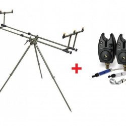 Стойка ZFISH TRIPOD ELITE 3 RODS + 2X ALARM VX2 + 2X INDICATOR FREE!