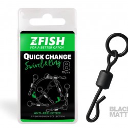 Вирбел бърза връзка ZFISH QUICK CHANGE SWIVEL WITH RING SIZE 8