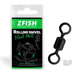 Вирбел ZFISH ROLLING SWIVEL BLACK MATT SIZE 8/28 кг