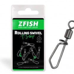 Вирбел ZFISH ROLLING SWIVEL WITH T SNAP