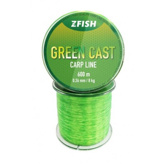 Влакно ZFISH GREEN CAST CARP LINE 600M