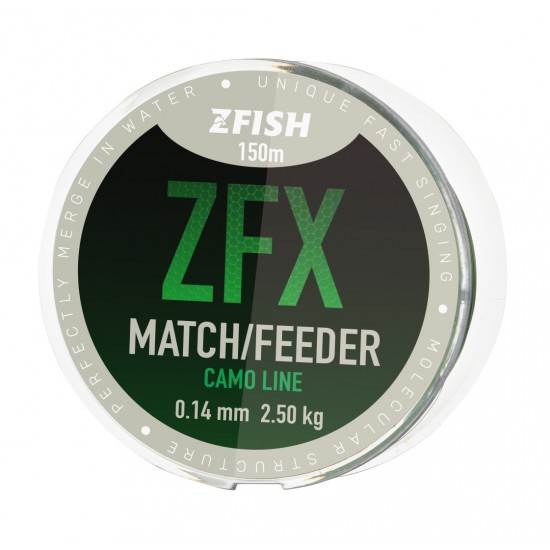 Влакно ZFISH ZFX MATCH/FEEDER CAMOLINE 150M