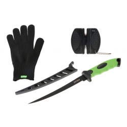 Комплект за филетиране ZFISH FILLET COMBO SET ZFX - KNIFE, GLOVES, SHARPENER